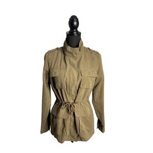 Love Tree Women's Khaki Green Anorak Jacket Size S